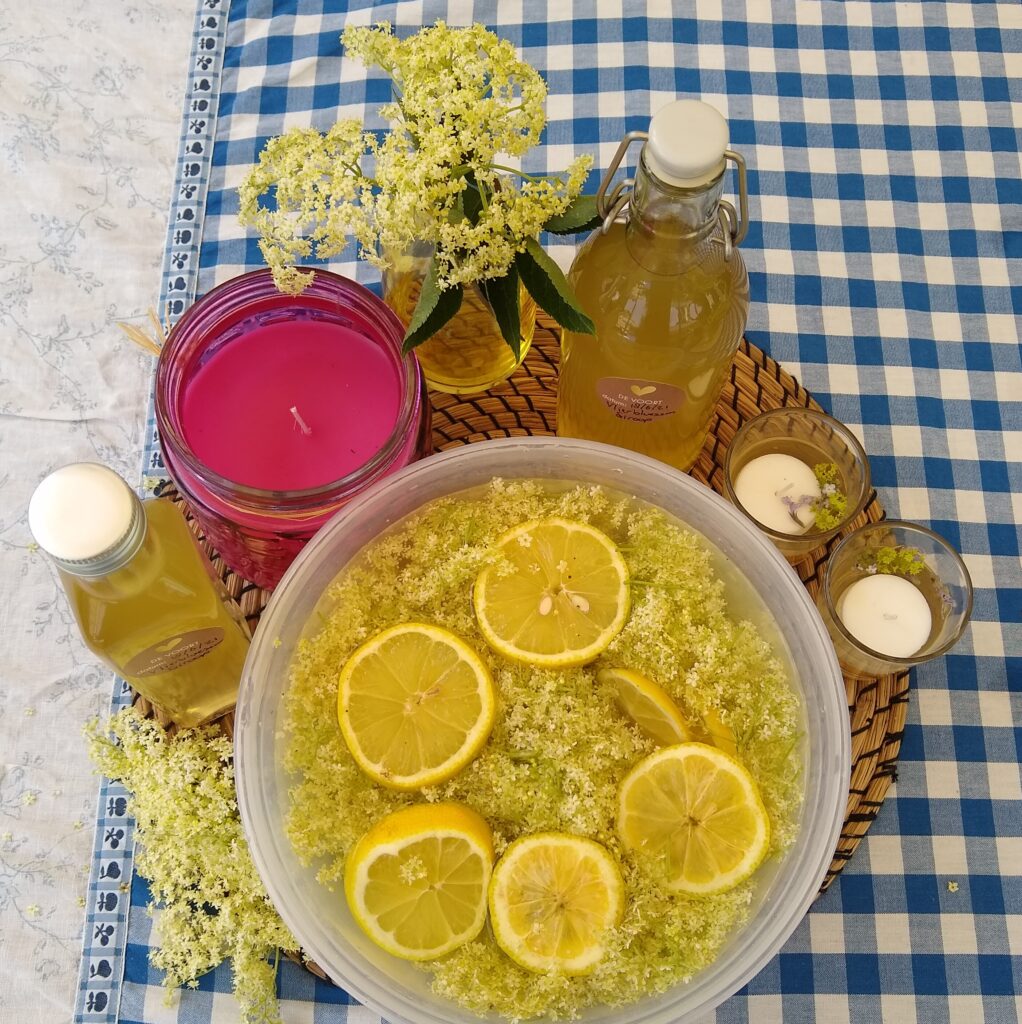 Vlierbloesem siroop maken