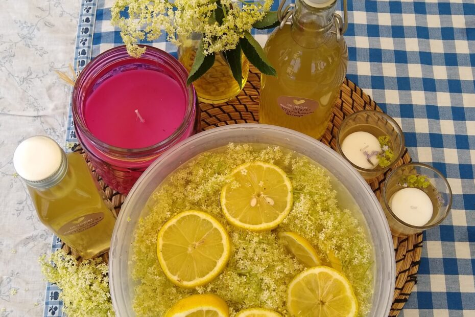 Vlierbloesem siroop maken
